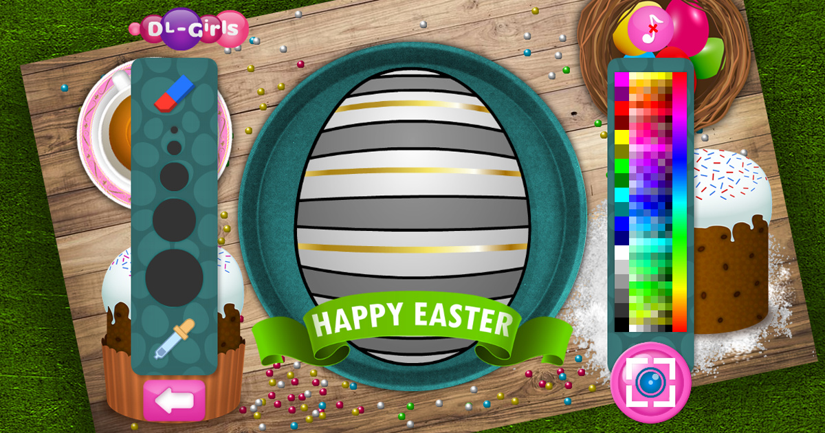 Χειροποίητο βιβλίο ζωγραφικής για πασχαλινά αυγά