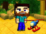 Minecraft Περιπέτεια με Ελικόπτερο