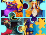 Παζλ για το Halloween με το Σπίτι των Μαγισσών